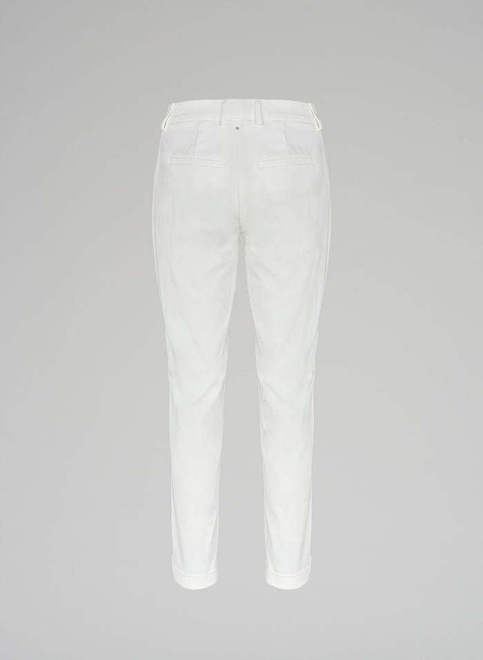 PANTALONI A SIGARETTA IN COTONE