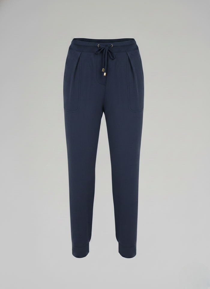 JOGGERS IN TELA UNITA DI LANA STRETCH