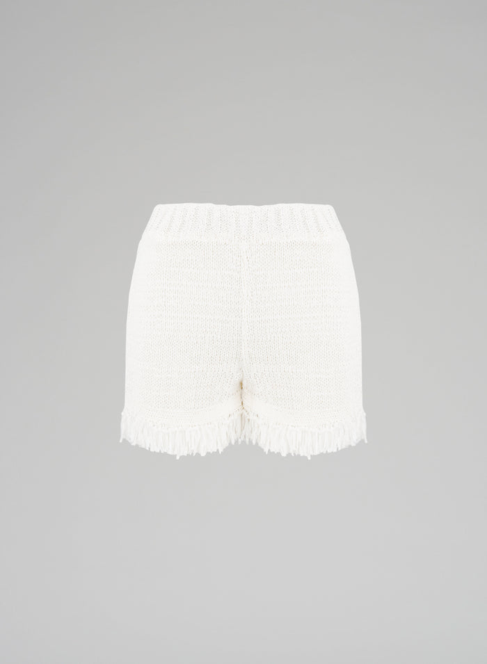 BLENDED COTTON SHORTS