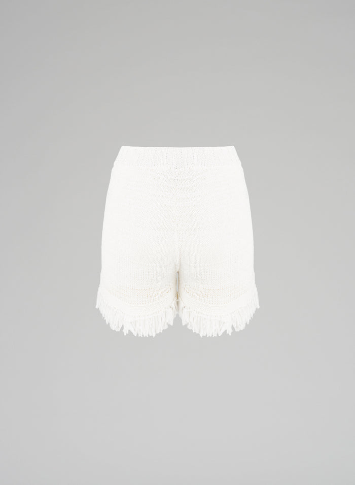 BLENDED COTTON SHORTS