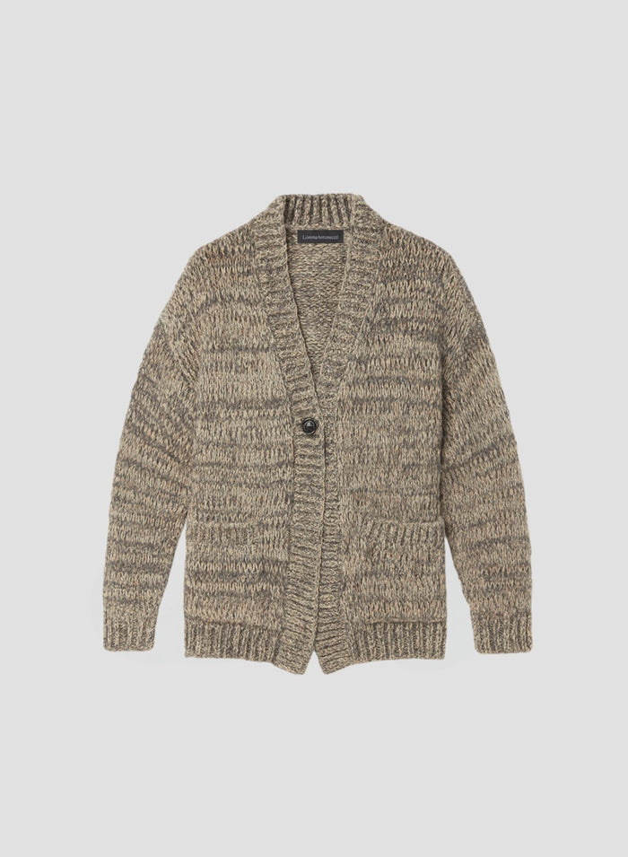 WOOL AND CASHMERE BLENDKNIT CARDIGAN