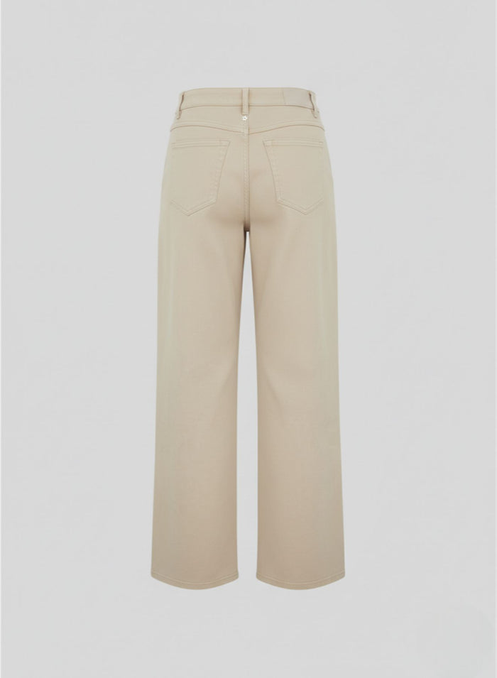 PANTALONI A GAMBA LARGA IN DENIM