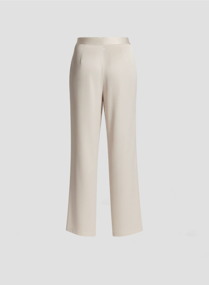 SILK TWILL PALAZZO PANTS