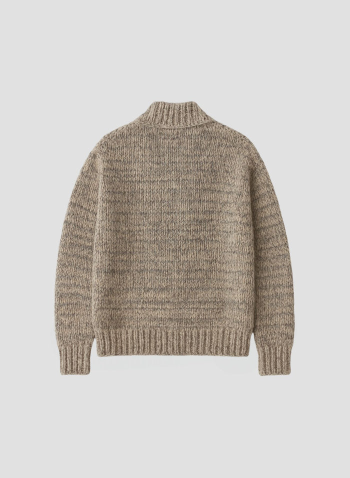 WOOL AND CASHMERE BLENDKNIT CARDIGAN