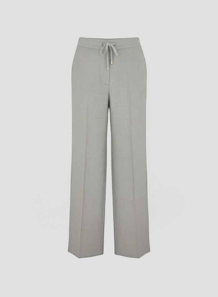 WOOL, ALPACA AND LINEN PANTS