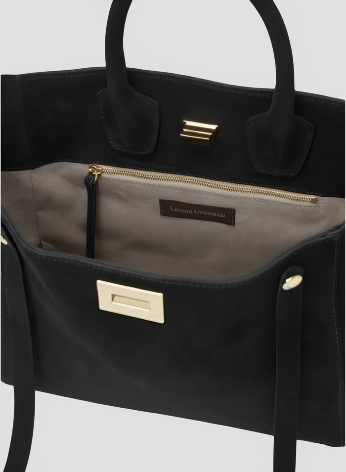 BORSA GRANDE A TRACOLLA IN CAMOSCIO