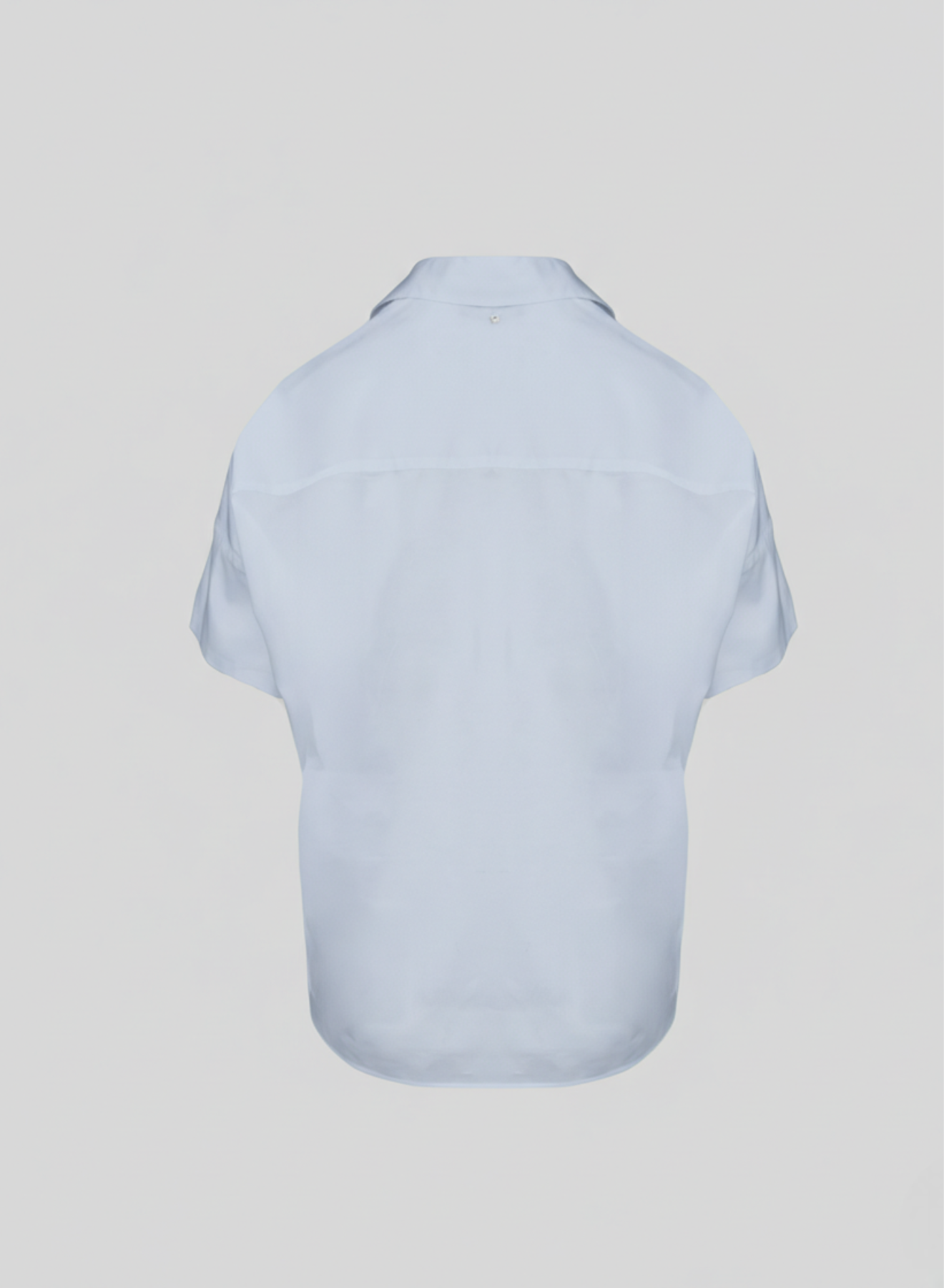 STRETCH COTTON POPLIN BLOUSE