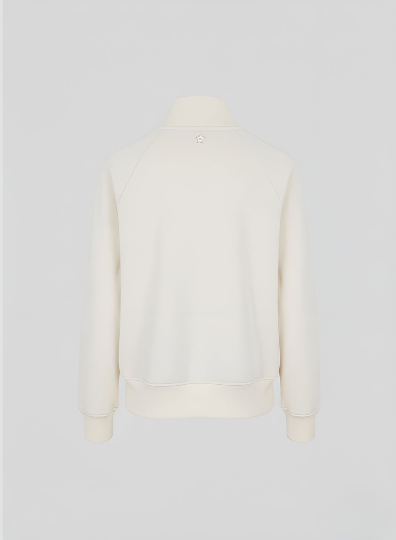 COTTON AND SILK BLEND TWILL BOMBER