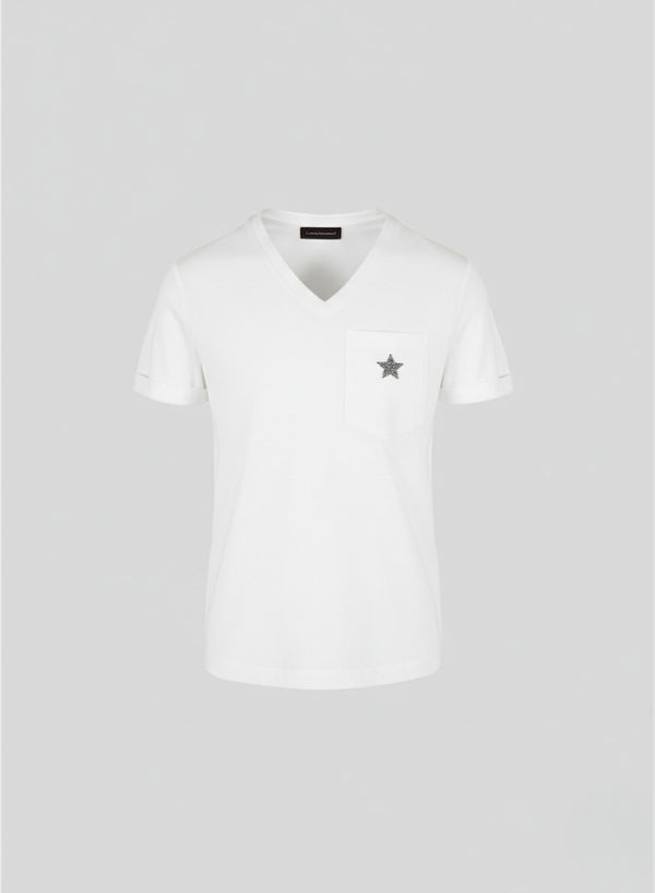 STRETCH COTTON LORENA T-SHIRT