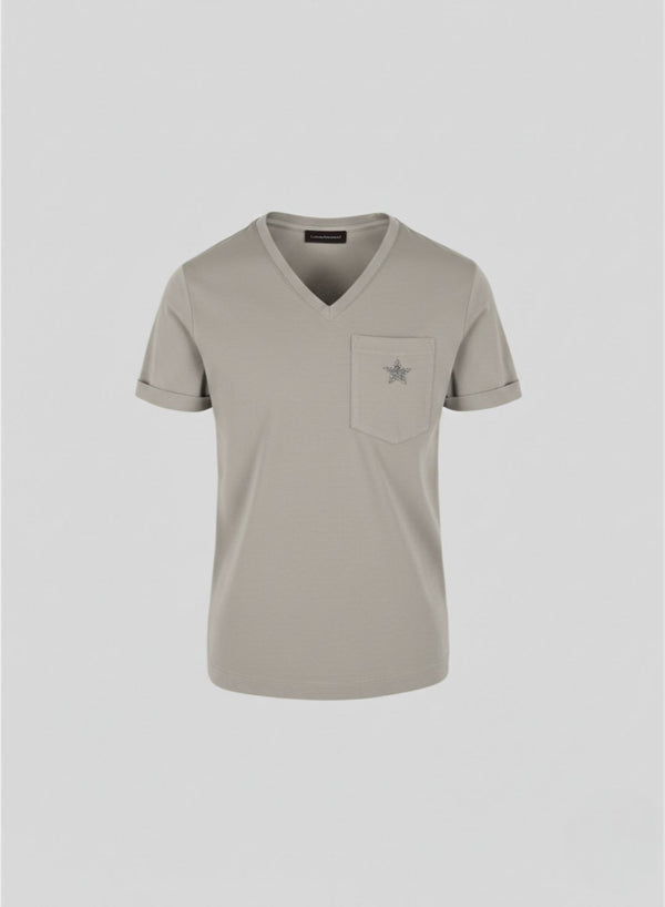 STRETCH COTTON LORENA T-SHIRT