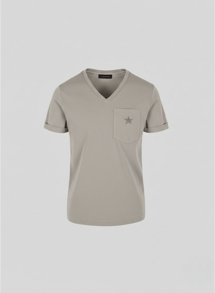 STRETCH COTTON LORENA T-SHIRT