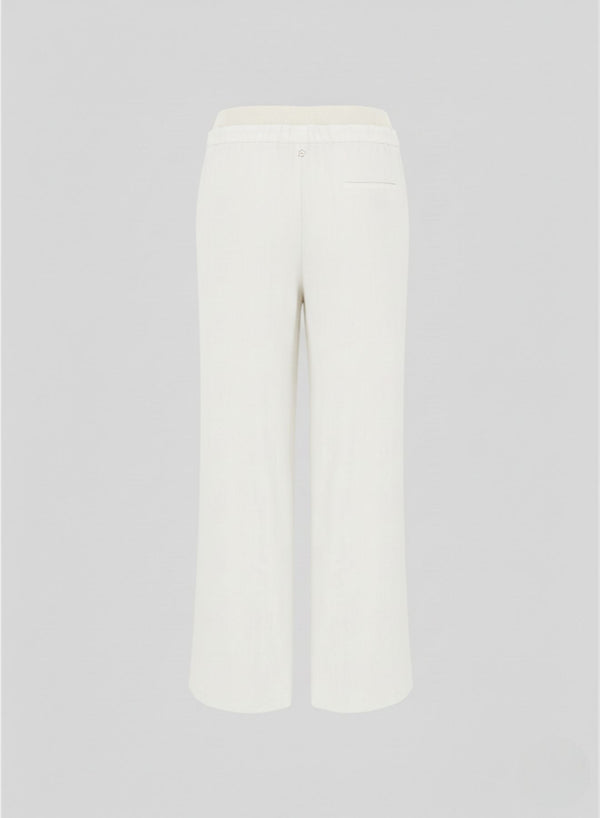 PANTALONI IN LINO E VISCOSA STRETCH