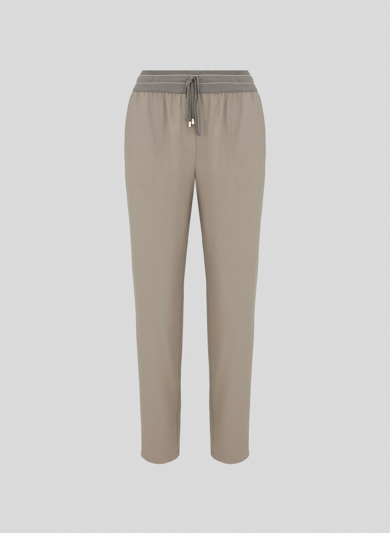 TECHNICAL WOOL CANVAS JOGGERS