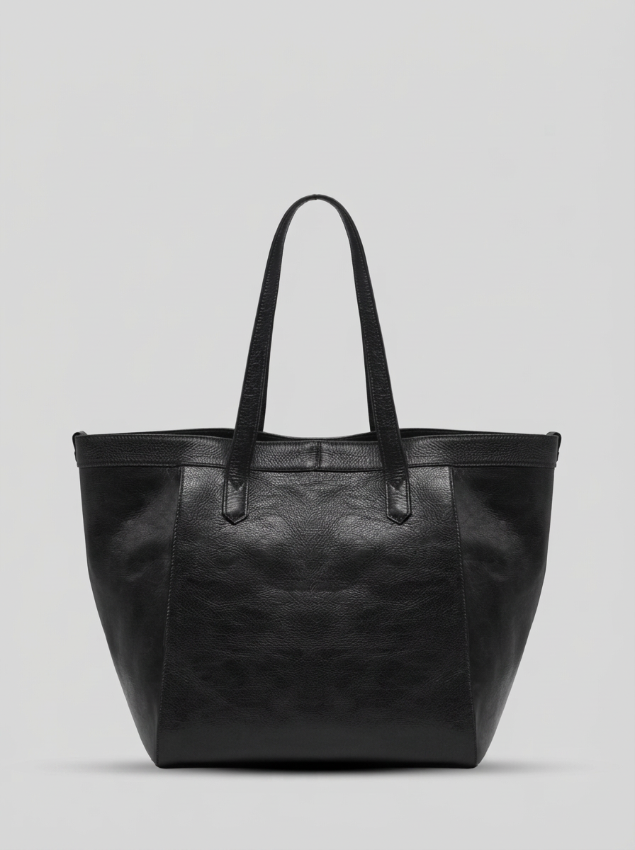BORSA TOTE IN PELLE EFFETTO INVECCHIATO