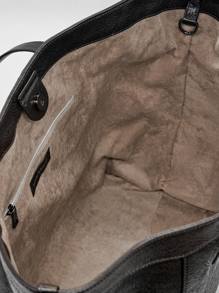 BORSA TOTE IN PELLE EFFETTO INVECCHIATO