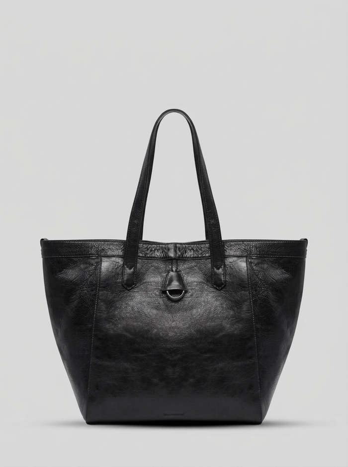 BORSA TOTE IN PELLE EFFETTO INVECCHIATO