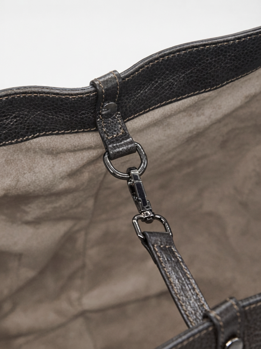 BORSA TOTE IN PELLE EFFETTO INVECCHIATO