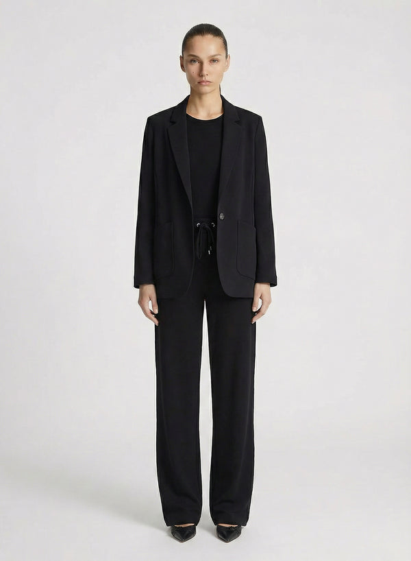 PANTALONI IN JERSEY CREPE DI VISCOSA