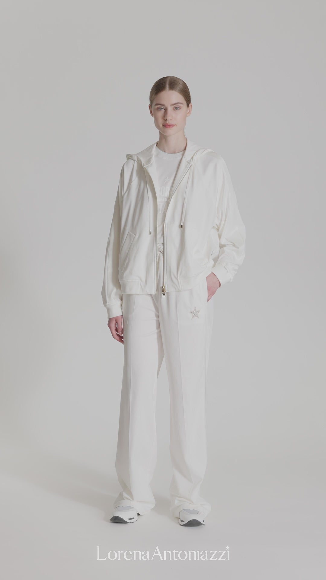 TECHNICAL COTTON LIGHTWEIGHT SWEATSHIRT