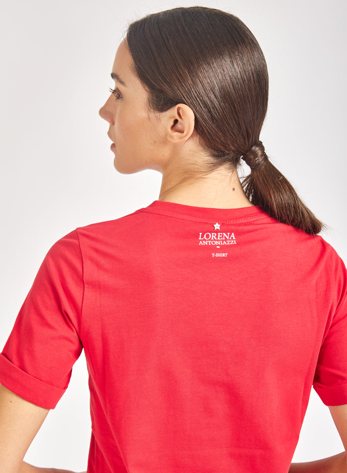  T-SHIRT WITH ICONIC STAR