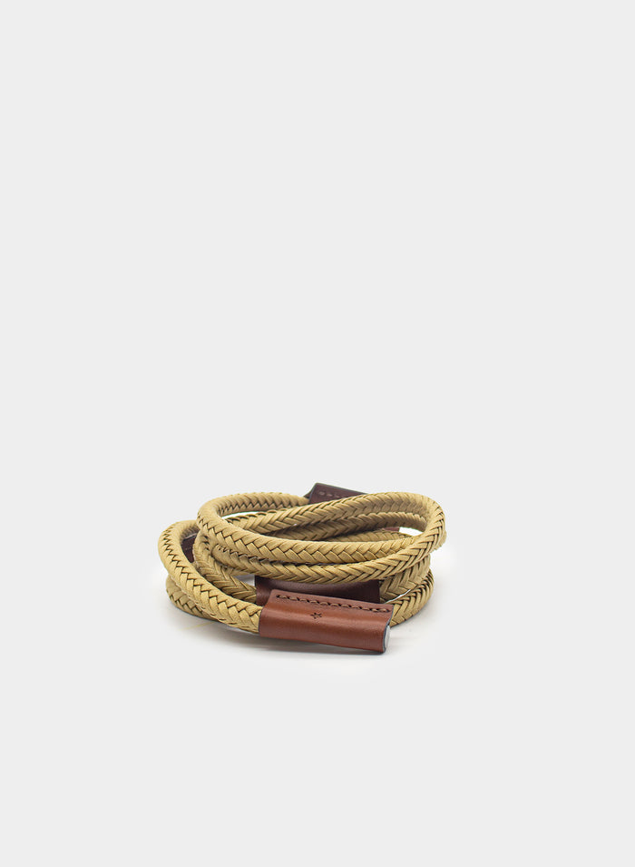 ROPE AND LEATHER BELT
