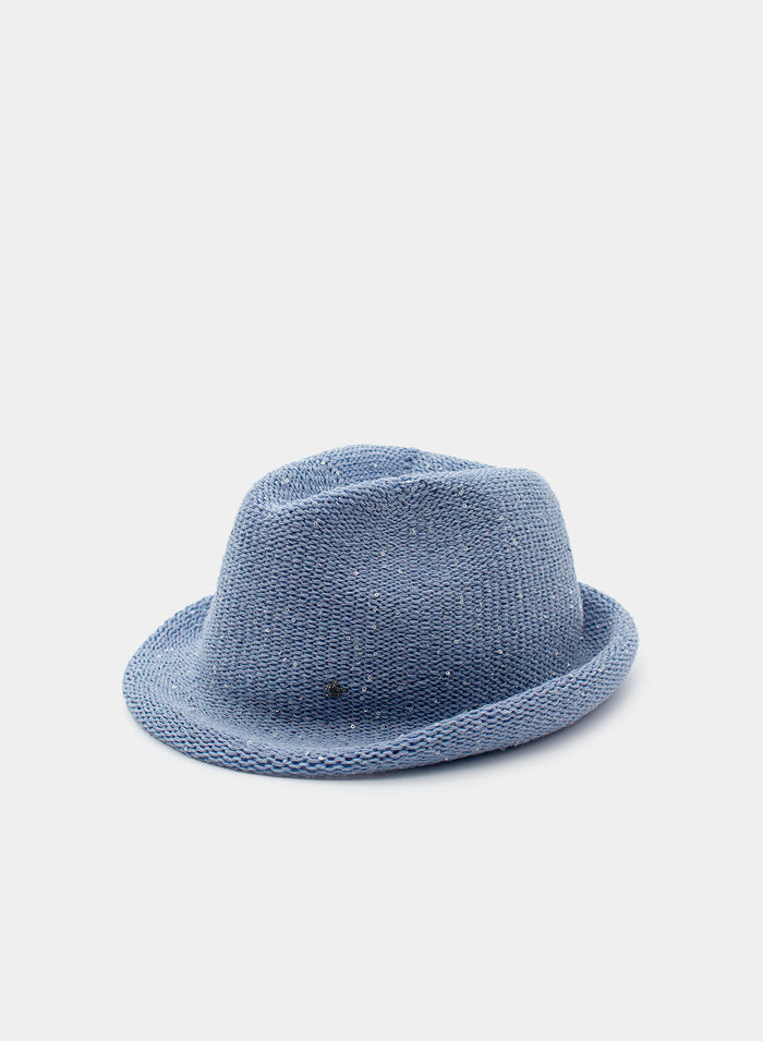 KNITTED TRILBY