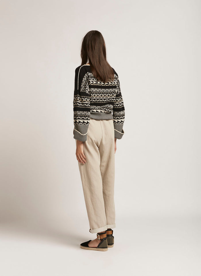 COTTON AND CASHMERE SWEATER
