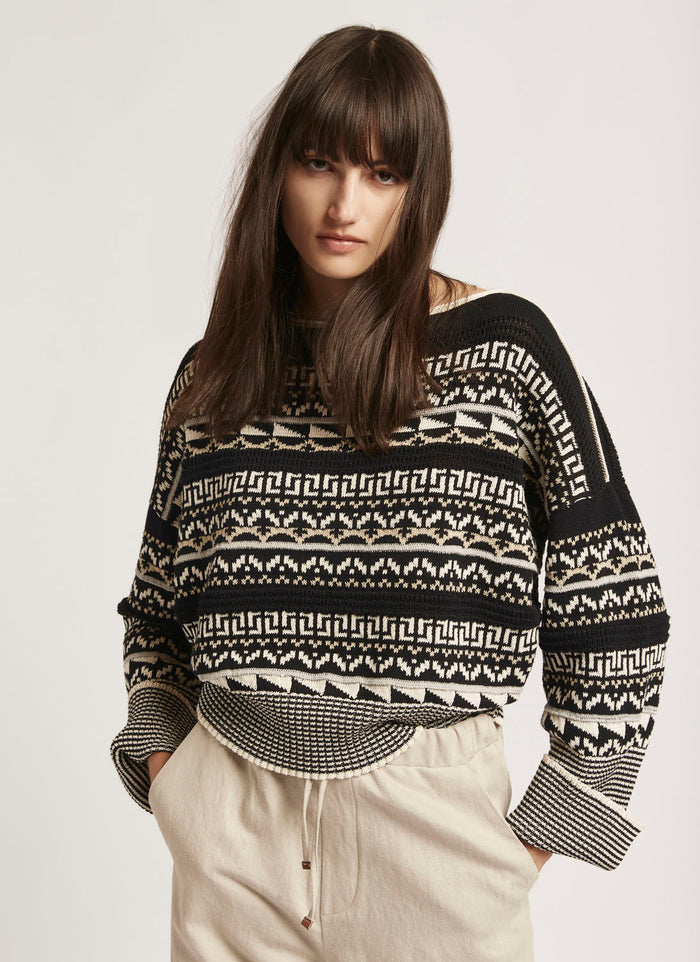COTTON AND CASHMERE SWEATER