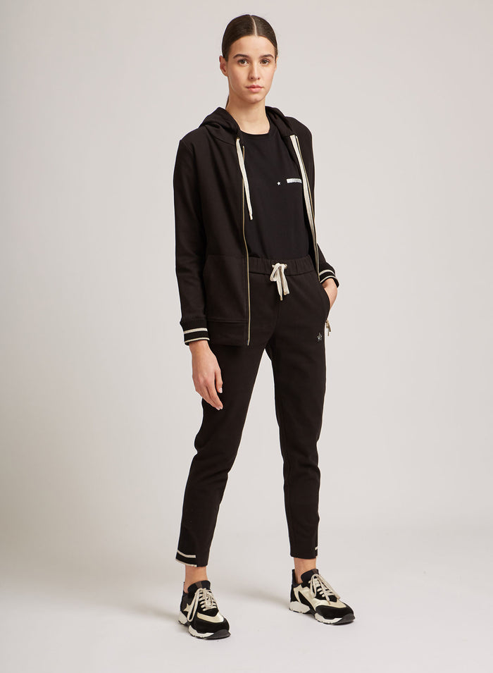 COTTON HOODED SWEATSHIRT