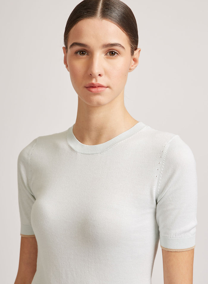 COTTON AND CASHMERE T-SHIRT